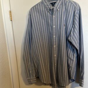 Ralph Lauren classic fit stripe shirt size XL EUC
